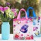 Wrapables Non-Woven Reusable Gift Bags with Handles for Parties, Birthdays, Favors and Treats (Set of 8)